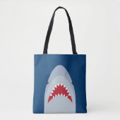 Shark Attack Canvas tas (Voorkant)