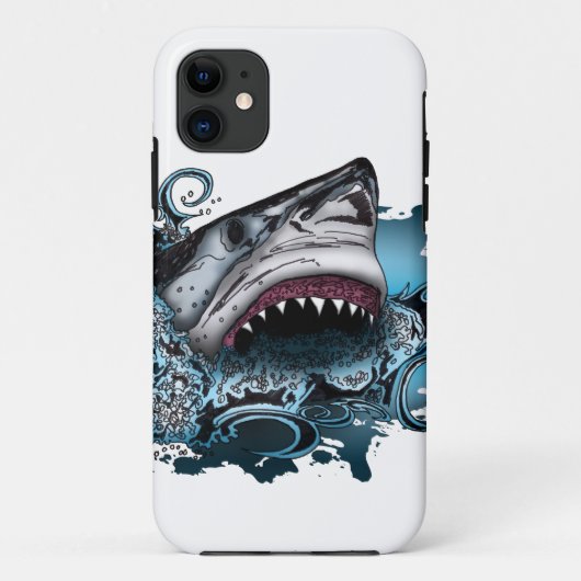 Shark Attack Case-Mate iPhone Case (Achterkant)