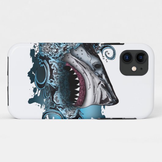 Shark Attack Case-Mate iPhone Case (Achterkant (horizontaal))