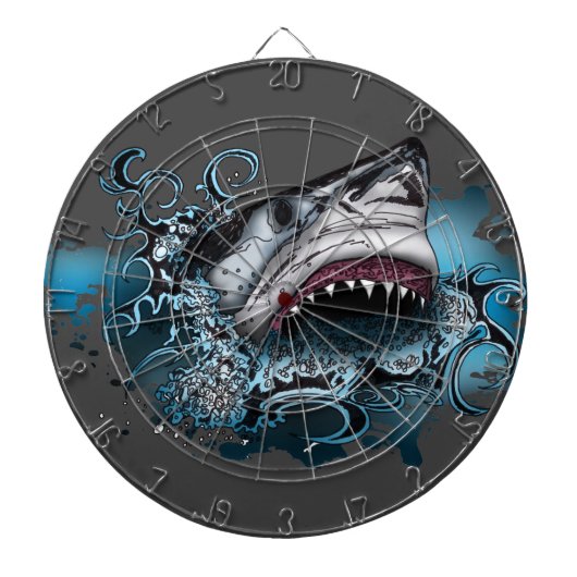 Shark Attack Dartbord (Voorkant)