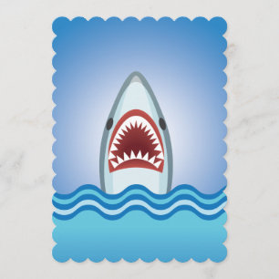 Shark Attack Dive Club Event of Party on a Boat Kaart