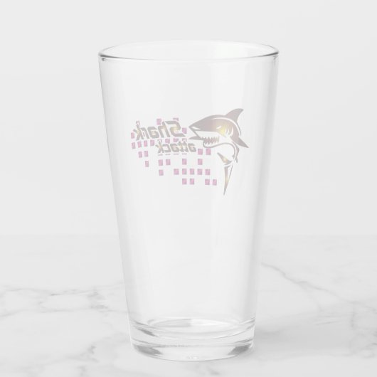Shark Attack Drinkware Glas (Achterkant)