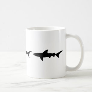 Shark Attack - Duiken met Sharks Elegant Black Koffiemok