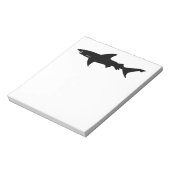 Shark Attack - Duiken met Sharks Elegant Black Notitieblok (Linkerzijde)