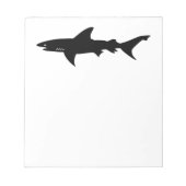 Shark Attack - Duiken met Sharks Elegant Black Notitieblok (Voorkant)