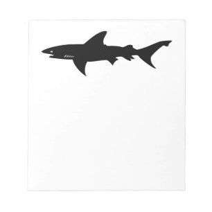 Shark Attack - Duiken met Sharks Elegant Black Notitieblok