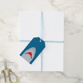 Shark Attack Gift Label Cadeaulabel (Met Touw)