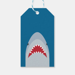 Shark Attack Gift Label Cadeaulabel