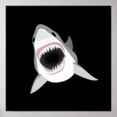 Shark Attack - Great White Shark Shows met haar br Poster (Voorkant)
