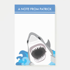 Shark Attack - Grote witte haai met open kaken Post-it® Notes