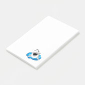 Shark Attack - Grote witte haaiensprongen van golv Post-it® Notes (Schuin)