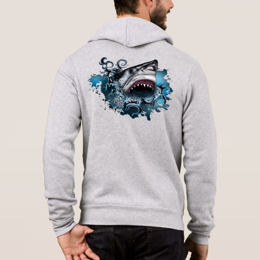 Shark Attack Hoodie (Achterkant)