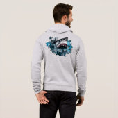 Shark Attack Hoodie (Achterkant volledig)