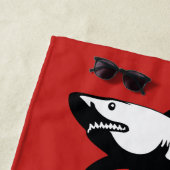 Shark Attack - Kalm houden en snel zwemmen Strandlaken (In situ)