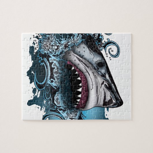 Shark Attack Legpuzzel (Horizontaal)