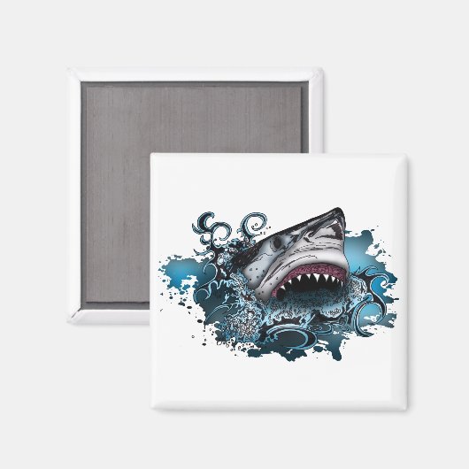 Shark Attack Magneet (Voorkant / Achterkant)