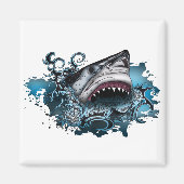 Shark Attack Magneet (Voorkant)