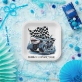 Shark Attack Monster Truck Verjaardag Bash Papieren Bordje (Feest)