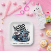 Shark Attack Monster Truck Verjaardag Bash Papieren Bordje (Feest)