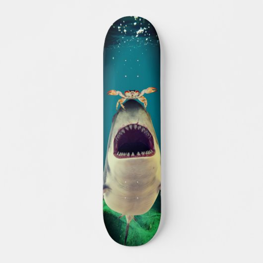 Shark Attack Persoonlijk Skateboard (Voorkant)