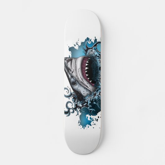 Shark Attack Persoonlijk Skateboard (Voorkant)
