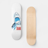 Shark Attack Persoonlijk Skateboard (Voorkant)