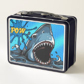 Shark Attack POW Superheld Comic Water Splat (Achterkant)