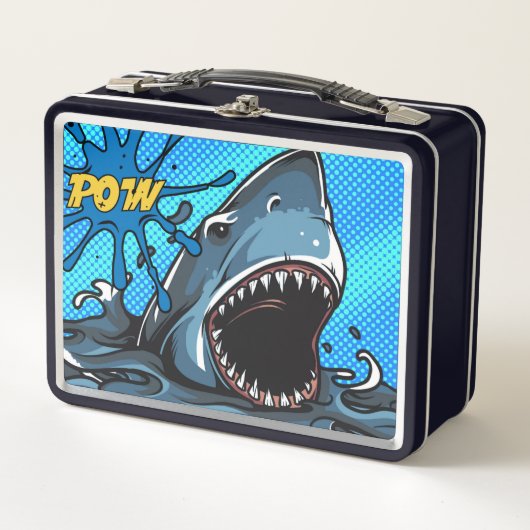 Shark Attack POW Superheld Comic Water Splat (Voorkant)