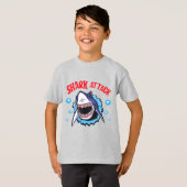Shark attack t-shirt Shark beet shirt (Voorkant volledig)