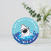 Shark Attack: Verjaardagsfeest op het strand of bo Kaart (Staand voorkant)