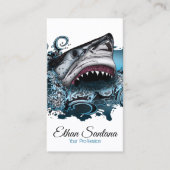 Shark Attack Visitekaartje (Voorkant)