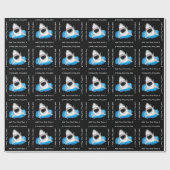 Shark Attack! Voeg uw eigen financieringscapacitei Cadeaupapier (Vlak)