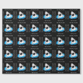 Shark Attack - Voeg uw eigen Funny Caption toe Cadeaupapier (Vlak)