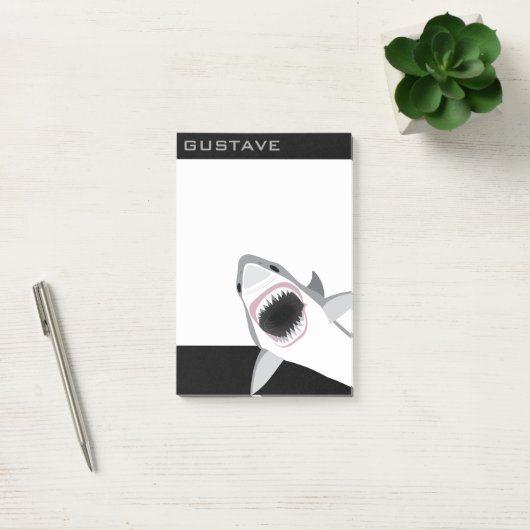 Shark Attack voegt Jouw naam toe Funny Post-it® Notes (Kantoor)