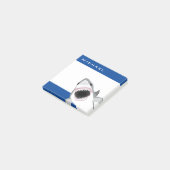 Shark Attack voegt Jouw naam toe Funny Post-it® Notes (Schuin)