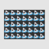 Shark Attack - Witte haai Tissuepapier (Voorkant)