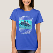 Shark Attacks (donker) T-shirt (Voorkant)