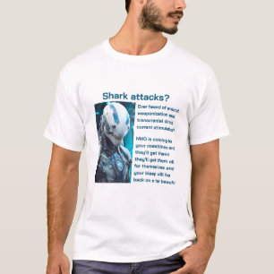 Shark Attacks (v2 licht) T-shirt