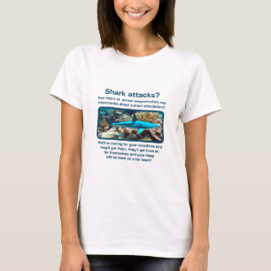 Shark Attacks (v3 licht) T-shirt