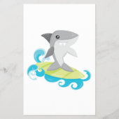 SHARK BABY ABC BABY SHOWER GAME CARD FLYER (Achterkant)