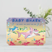 Shark 🦈Baby Cool Fab Verbazingwekkende Verjaardag Kaart (Staand voorkant)