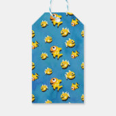 Shark Baby Meisje Verjaardagsfeestje Gift Labels Cadeaulabel (Achterkant)