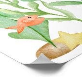 Shark Baby shower Welcome Sign under the Zee Poster (Hoek)