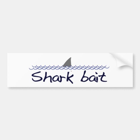 Shark Bait Bumpersticker (Voorkant)