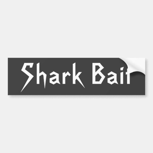 Shark Bait Bumpersticker (Voorkant)