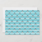 Shark Bait | Fotouitnodiging van Birthday Party Kaart (Achterkant)