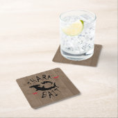 Shark Bait Fun Hammerhead Sharks Attack Kartonnen Onderzetters (Insitu)