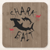 Shark Bait Fun Hammerhead Sharks Attack Kartonnen Onderzetters (Voorkant)