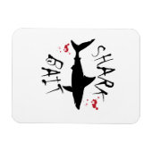 Shark Bait Funny Great White Magneet (Horizontaal)