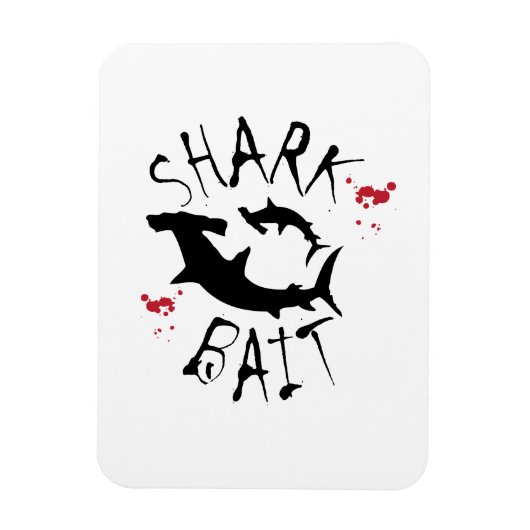 Shark Bait Funny Hammerhead Magneet (Verticaal)